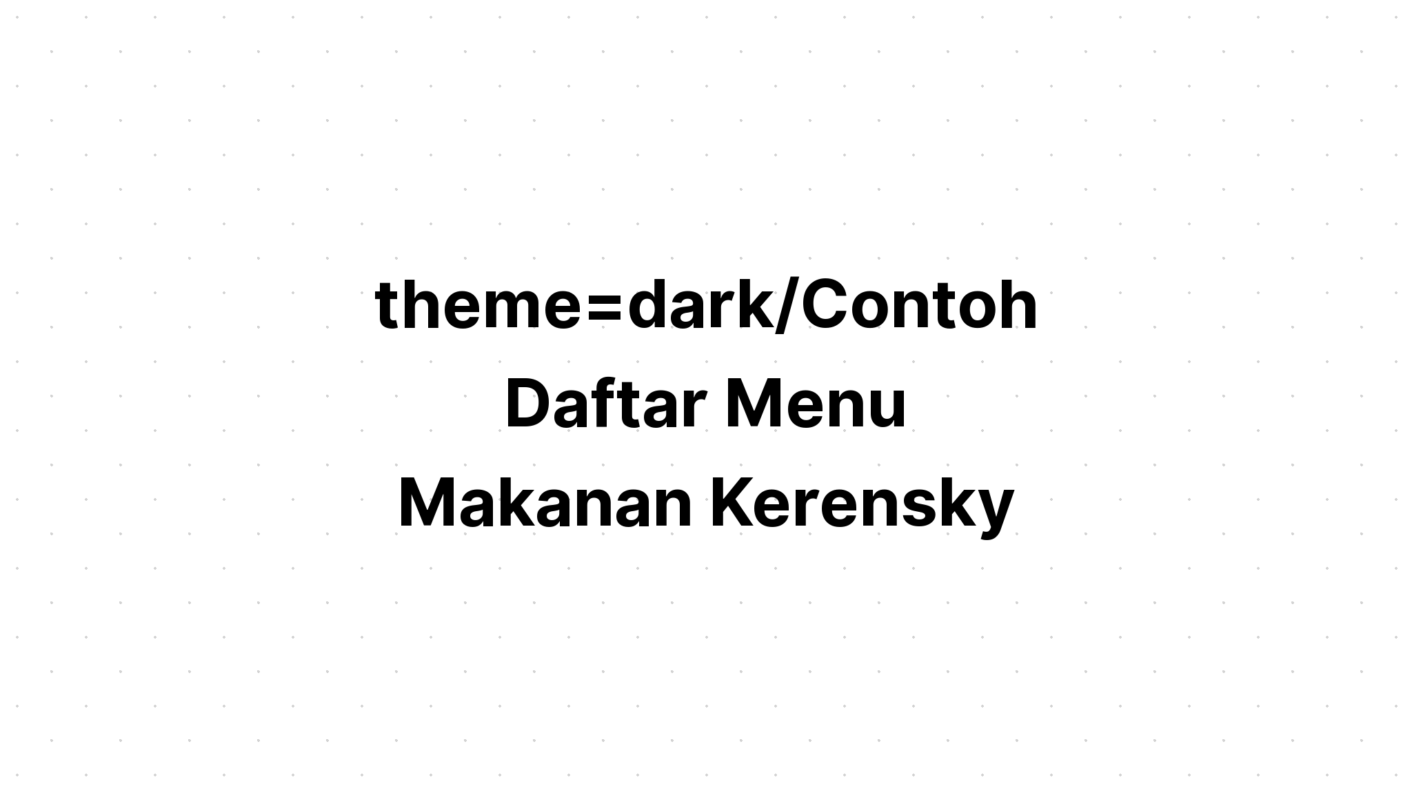 Contoh Daftar Menu Makanan Kerensky s Successor Crossword Puzzle IMAGESEE